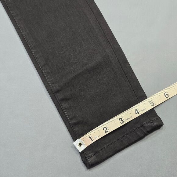 DSTLD Black Skinny Jeans Stretch Grunge Rips Distressed Denim Womens 28 Classic - Picture 9 of 13